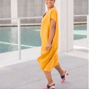 The Tiny Closet Tour Dress In Curry